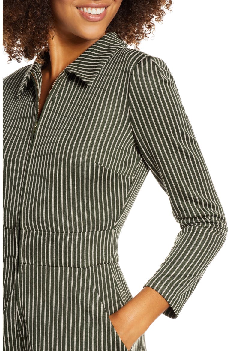 Picnic at the Bowl Long Sleeve Jumpsuit, Alternate, color, ARMY