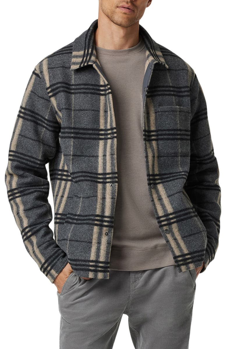 Vuori Ballard Check Shirt Jacket, Main, color,