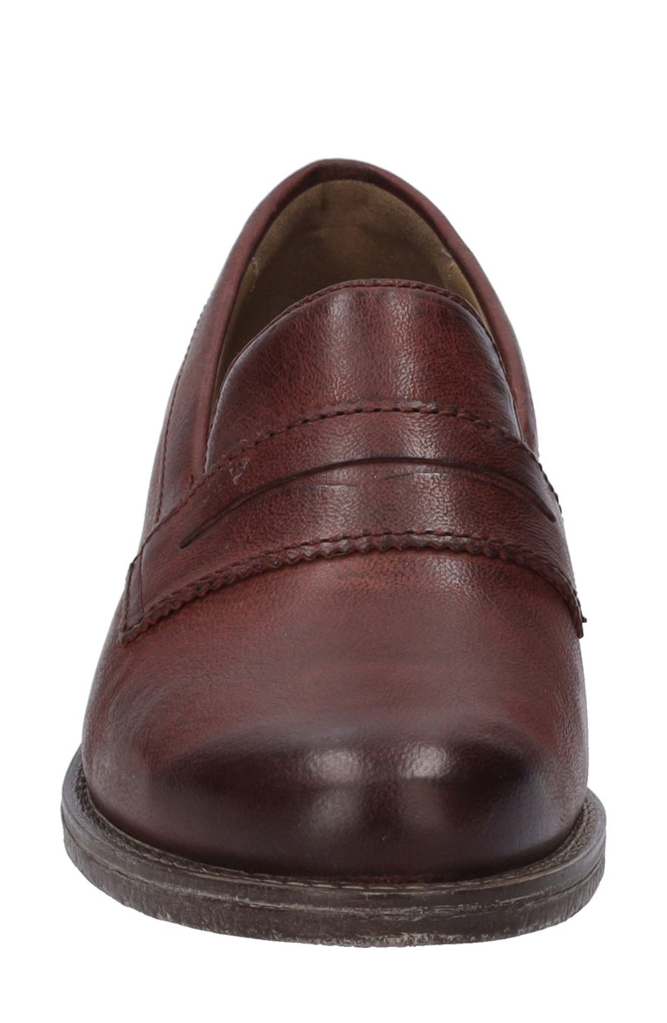 Sienna 96 Leather Loafer, Alternate, color, BORDO
