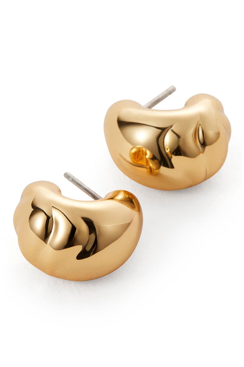 Nelle Small Hoop Earrings, Main, color, HIGH POLISH GOLD
