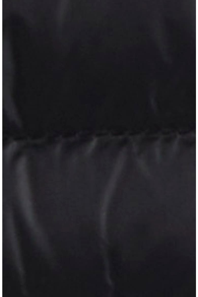 Raie Short Nylon Down Puffer Jacket, Alternate, color, BLACK/BLACK