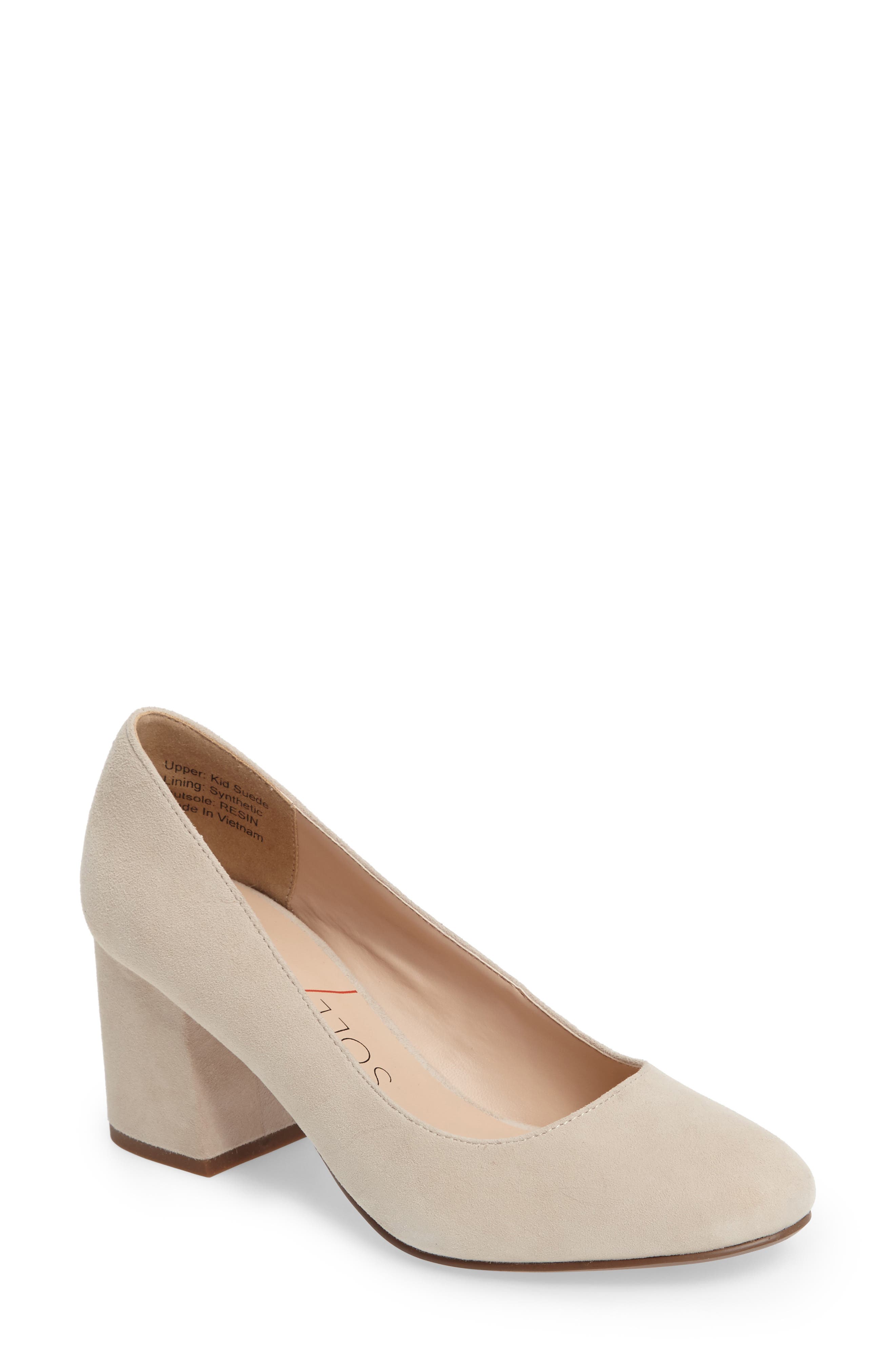 Sole Society Lola Block Heel Pump, Main, color, 
