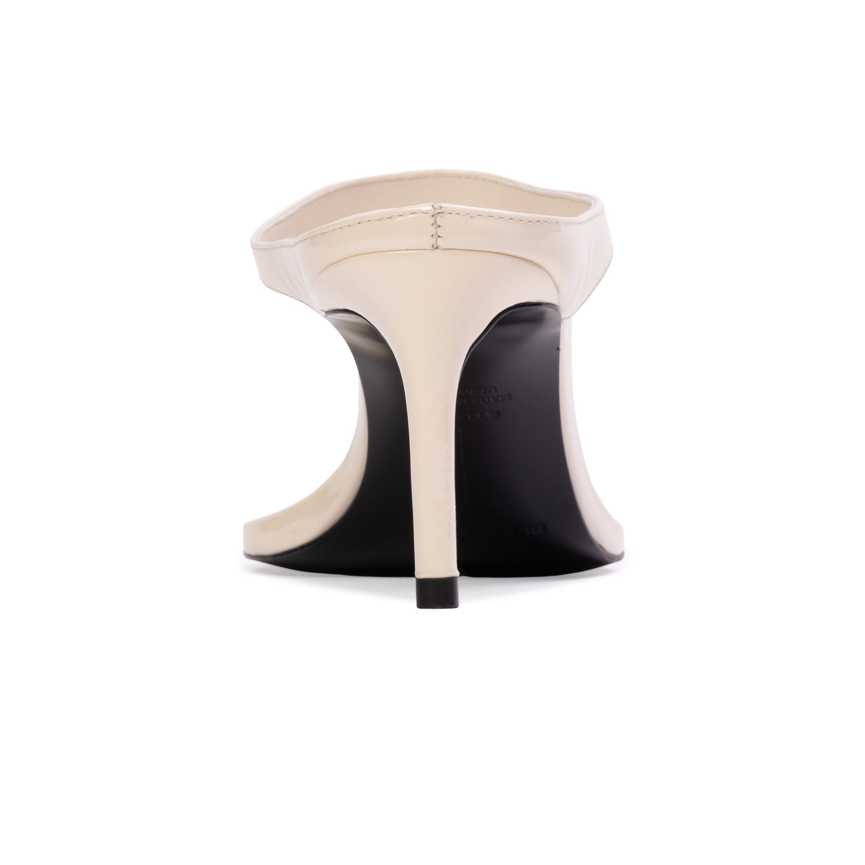 Laurel 65 Mule, Alternate, color, Coconut Patent Leather