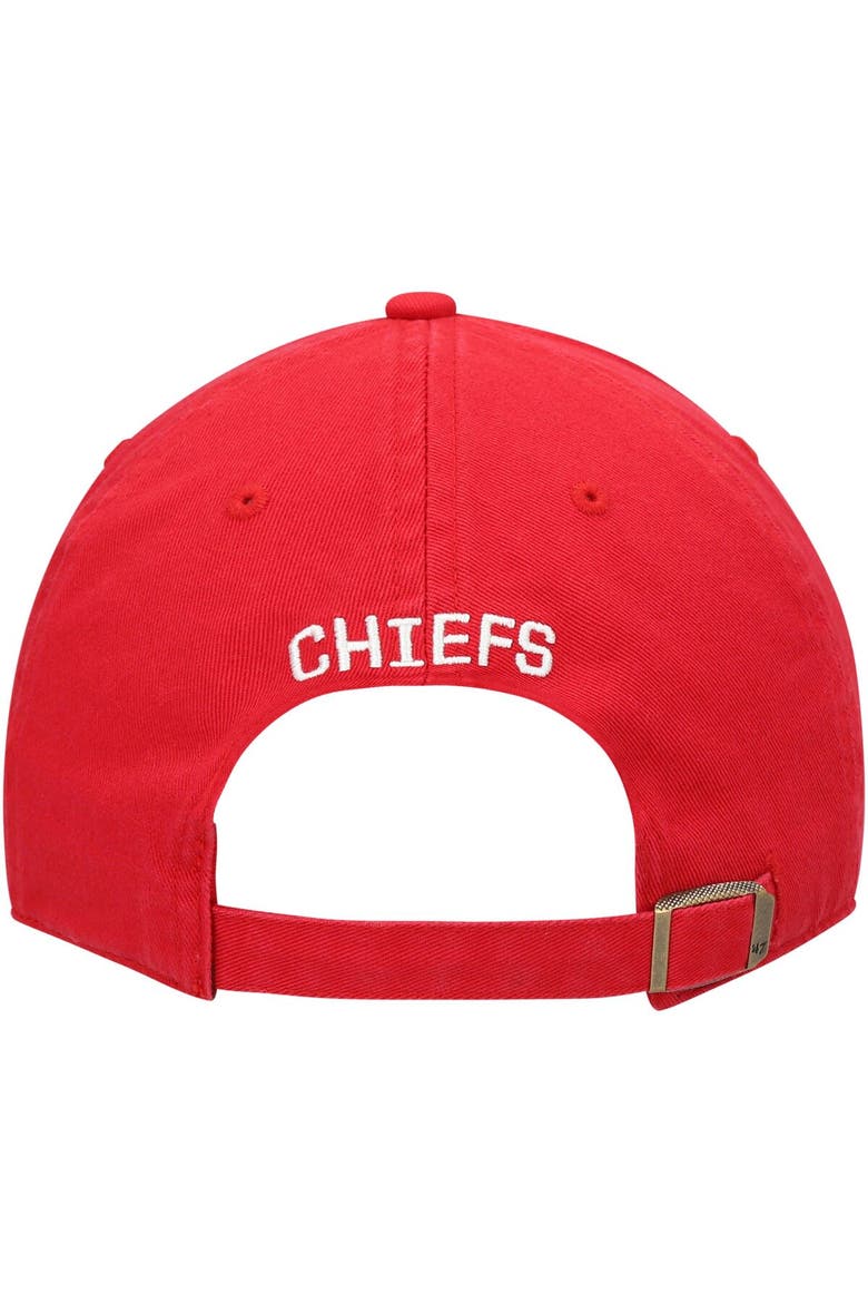 Women's '47 Red Kansas City Chiefs Finley Clean Up Adjustable Hat, Alternate, color, Red