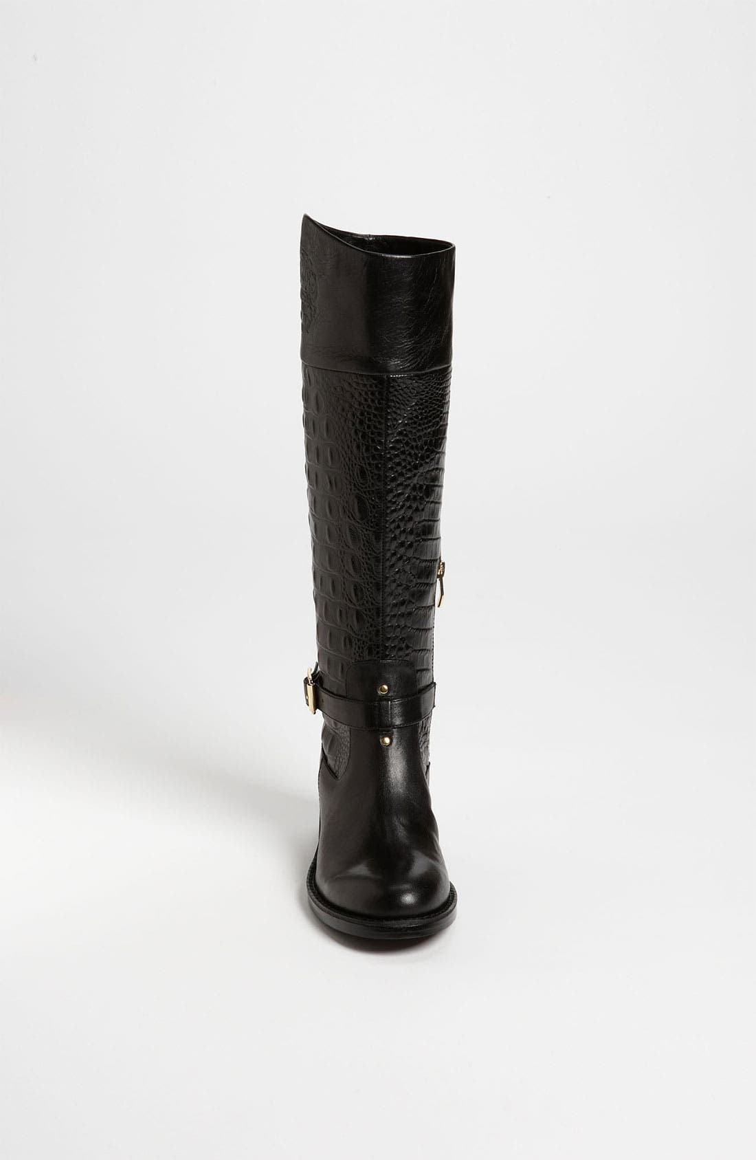 'Flavian' Boot, Alternate, color, BLACK ALLIGATOR/ CALF