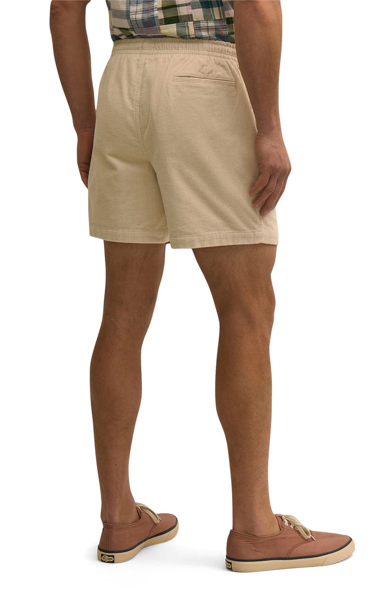 Brooks Brothers Corduroy Drawstring Shorts, Alternate, color, Summer Sand