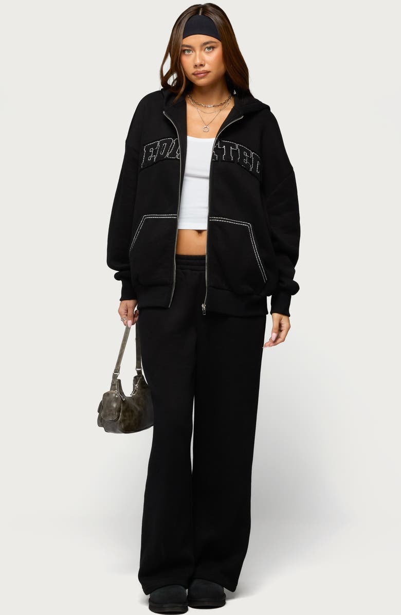 EDIKTED Forever Edikted Flare Sweatpants, Alternate, color, 