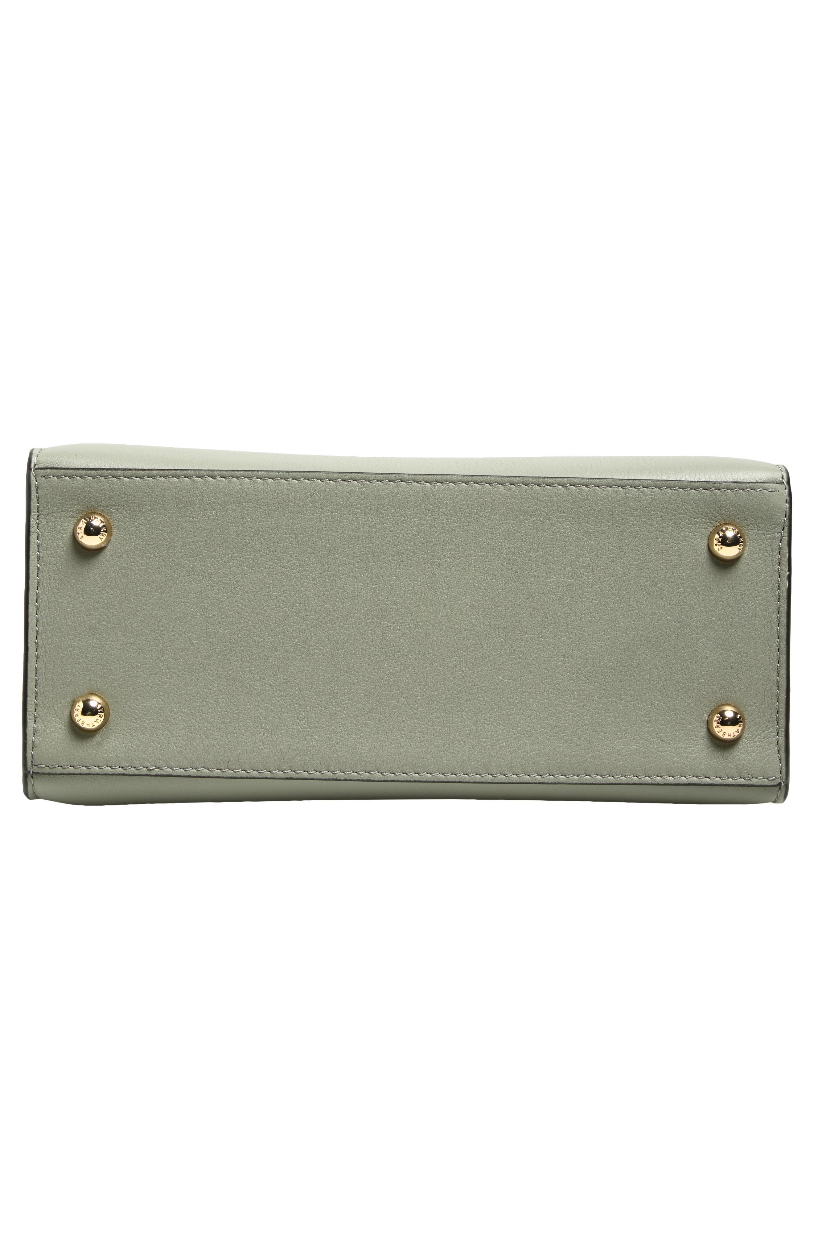 Strathberry Mini Leather Tote, Alternate, color, Library Green