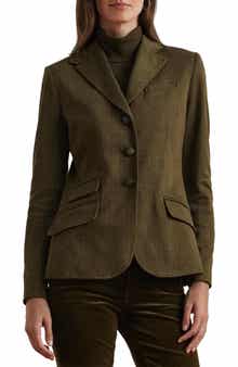 Lauren Ralph Lauren Herringbone Jacquard Blazer