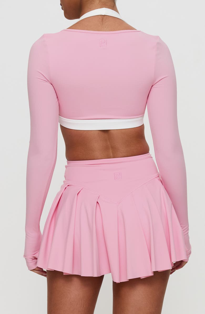 Princess Polly Vitality Long Sleeve Crop Top, Alternate, color, Pink