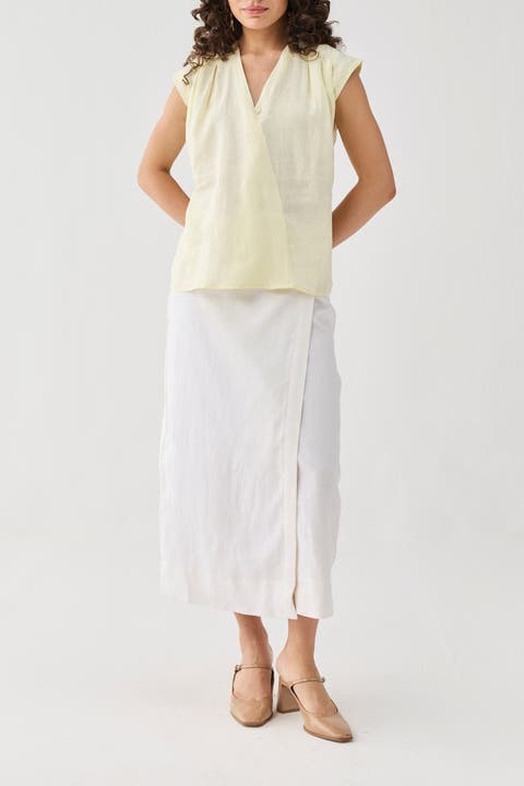 V-Neck Overlap Top