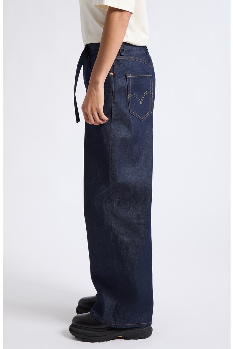 x Levi's® Gender Inclusive Wide Leg Belted Jeans, Alternate, color, INDIGO