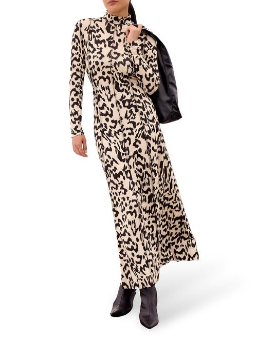 Ro&zo Printed Jersey Maxi Dress In Multi