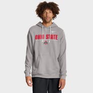 Nike Men's Nike Gray Ohio State Buckeyes 2025 Sideline Standard Issue Dri-FIT Hoodie