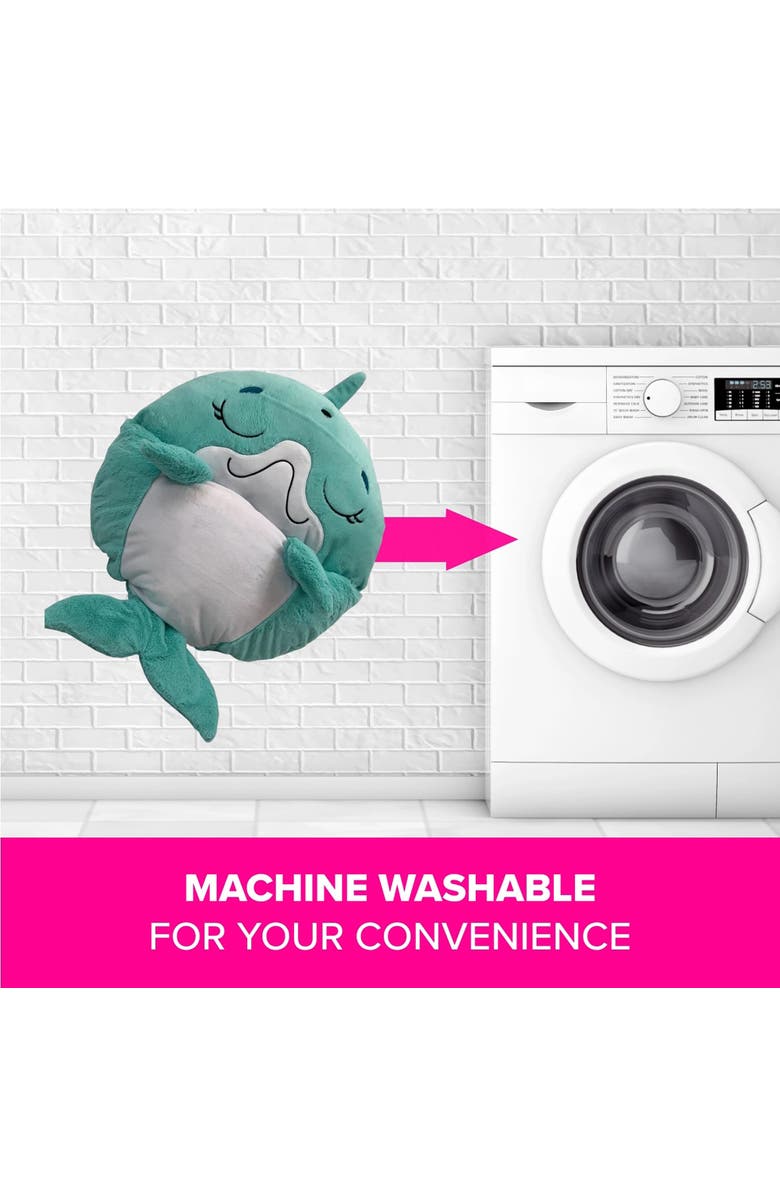 Happy Nappers Pillow & Sleepy Sack Medium Dolphin Disco 54 Inch x 20 Inch, Alternate, color, Blue