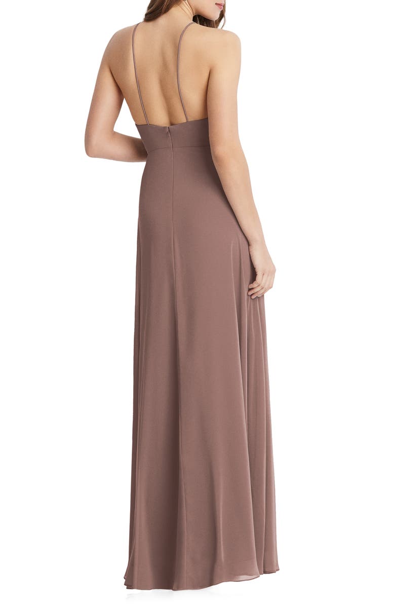 LOVELY Lela Sleeveless Chiffon Gown, Alternate, color, 