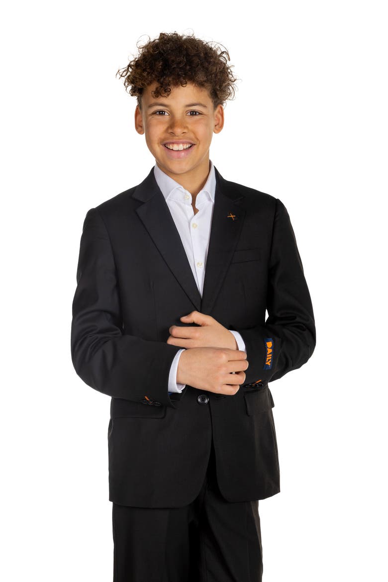 Kids' Two-Piece Suit, Alternate, color, BLACK