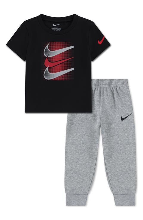 Swoosh T-Shirt & Joggers Set (Baby)