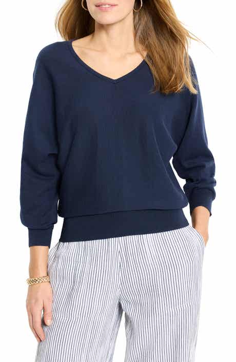 NIC+ZOE Easy Cotton V-Neck Sweater