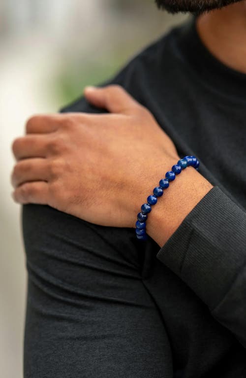 Vincero Lapis Beaded Bracelet In Blue