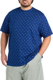 Harbor Bay by DXL Big & Tall Sailboat Print Moisture-Wicking T-Shirt V2