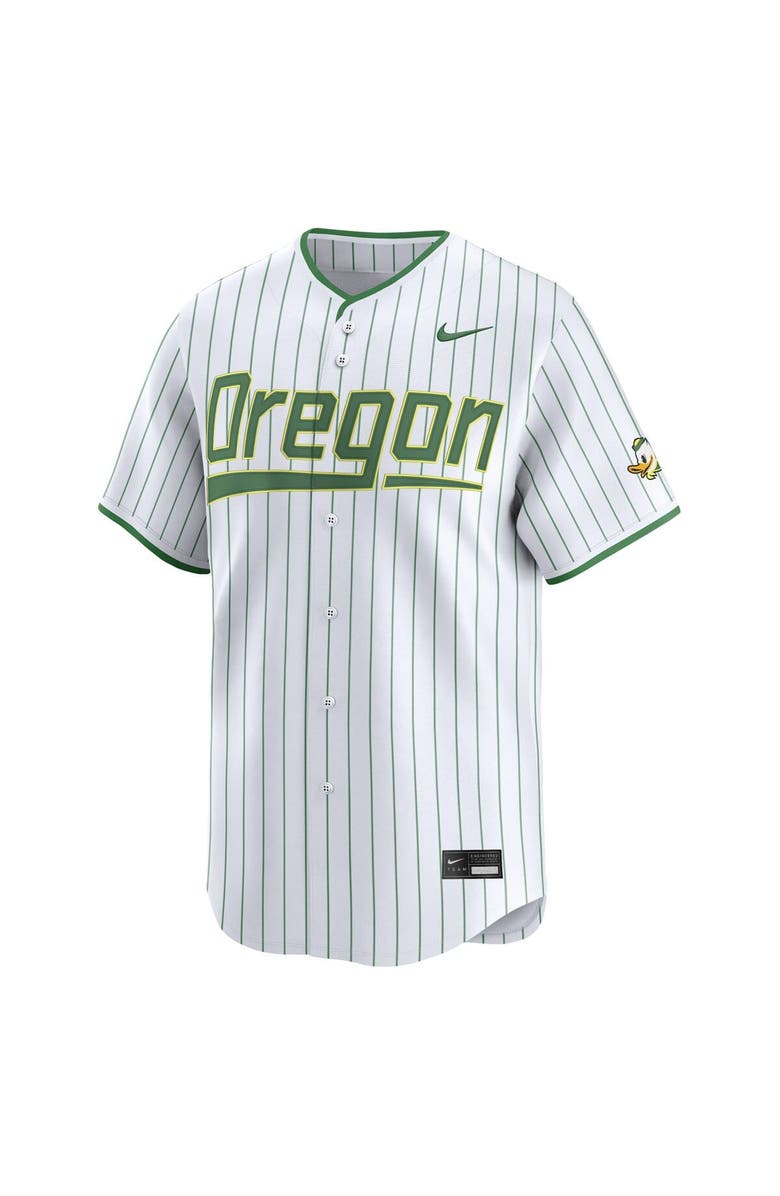 Nike Men's Nike White Oregon Ducks College Limited Baseball Jersey, Alternate, color, 
