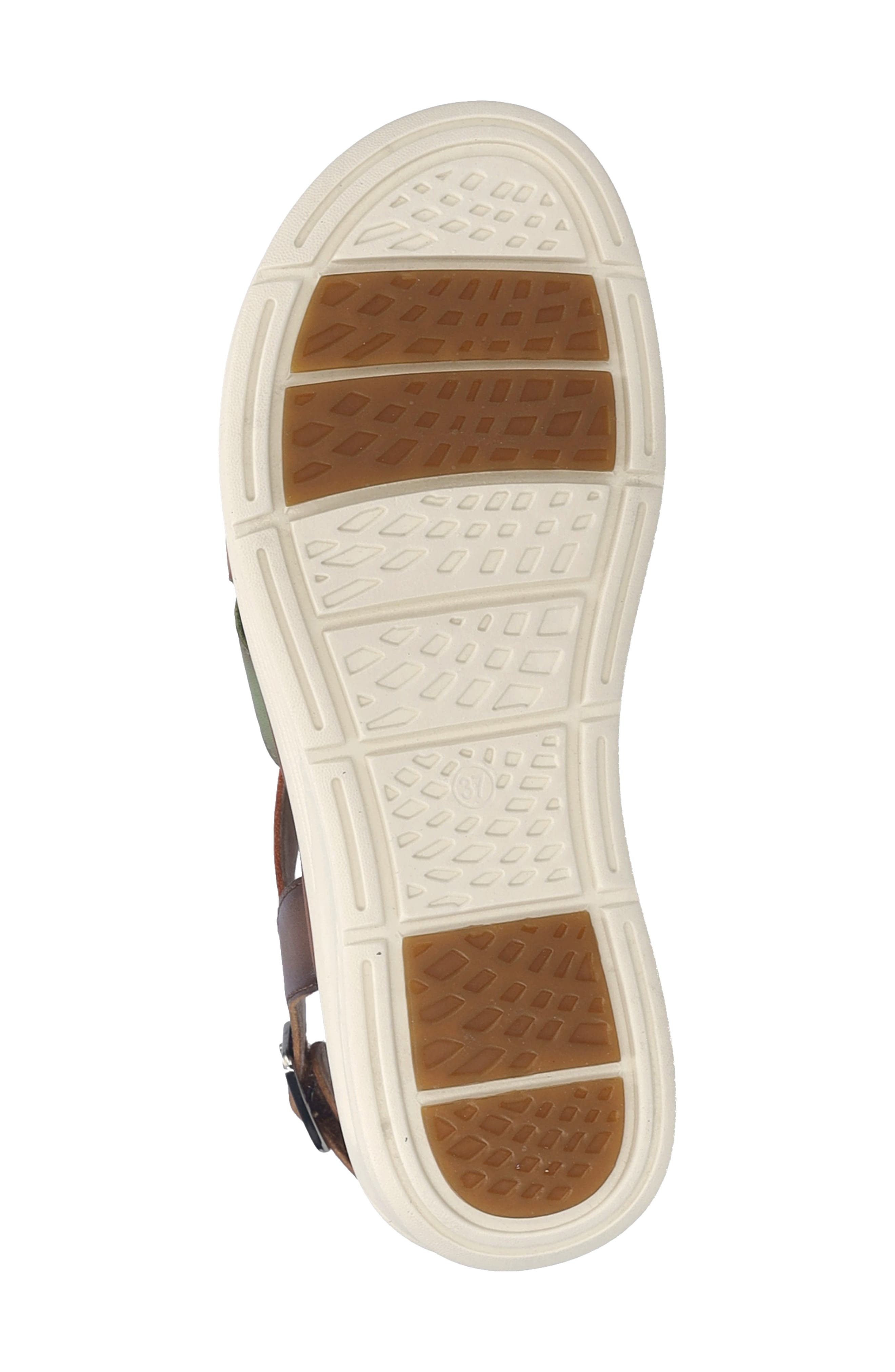 Josef Seibel Sevran Strappy Sandal, Alternate, color, Green