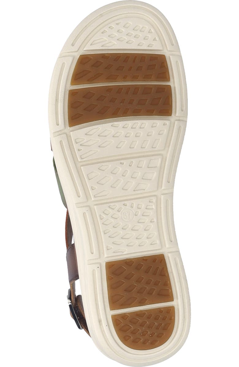 Josef Seibel Sevran Strappy Sandal, Alternate, color, Green