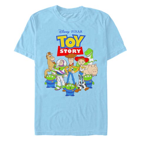 Men's Toy Story Main Characters Logo  Graphic T-Shirt