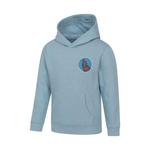 Childrens/Kids Howling Wolf Hoodie