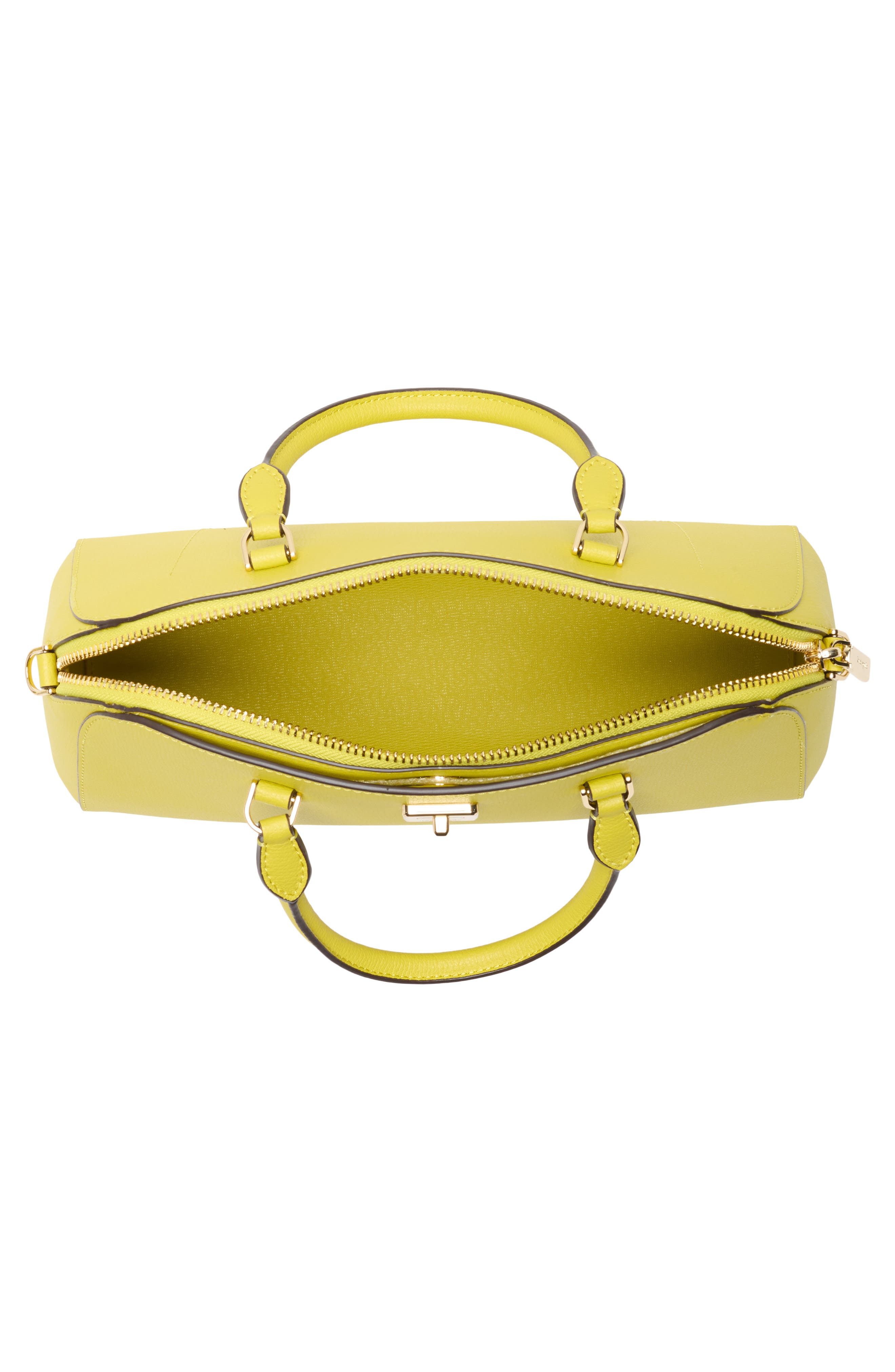 phoebe refined grain leather handbag, Alternate, color, ARNICA