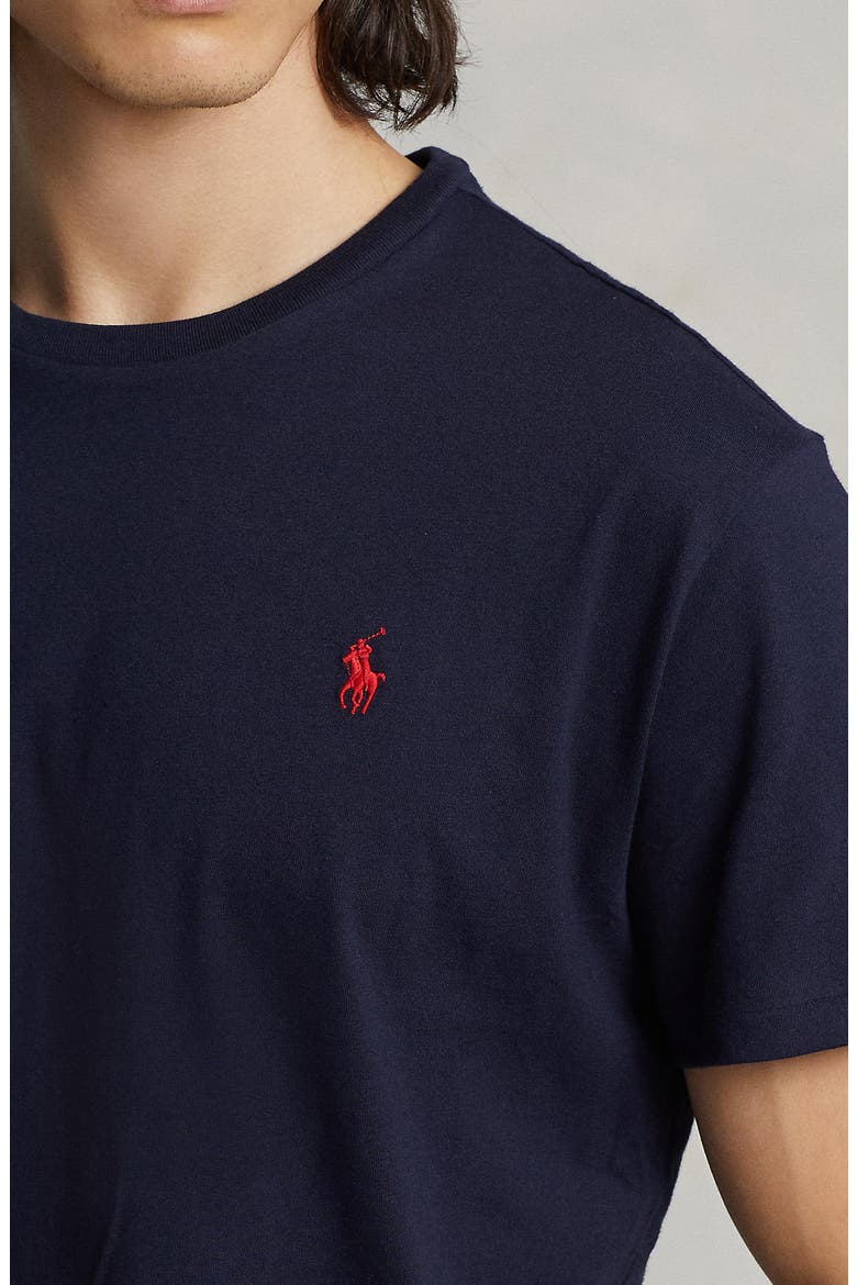 Classic Fit Jersey Crewneck T-Shirt, Alternate, color, INK