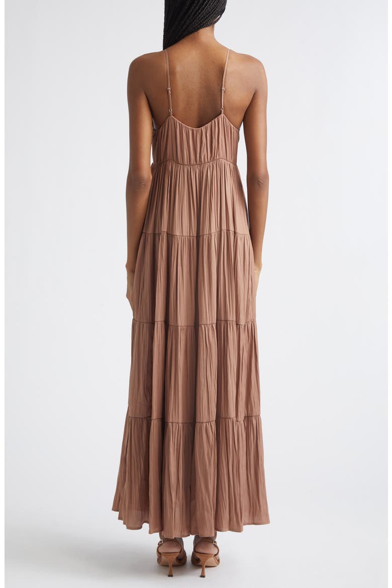 Lua Tiered Maxi Sundress, Alternate, color, HAZELNUT