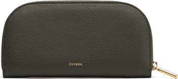 【CUYANA】Curved Zip Wallet Curved Zip Wallet (Croco) – Cuyana