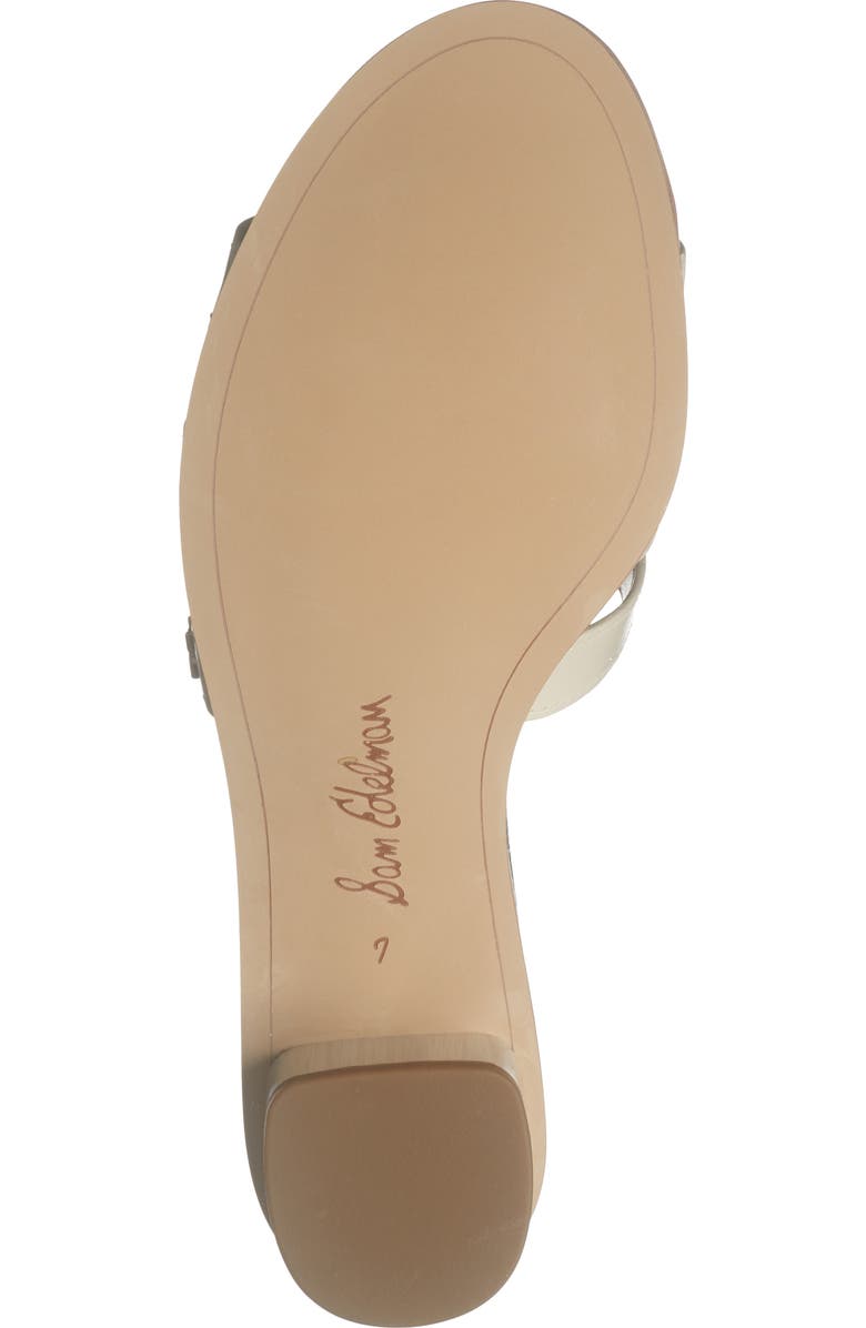 Sam Edelman Illie Block Heel Slide Sandal, Alternate, color, Ivory