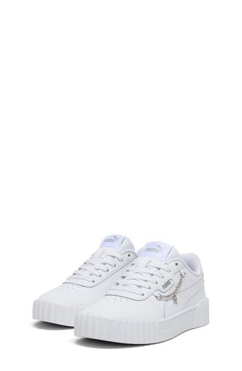 Puma Kids' Carina 3.0 Low Top Sneaker In White
