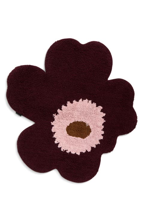 Unikko Flower Cotton Bath Mat
