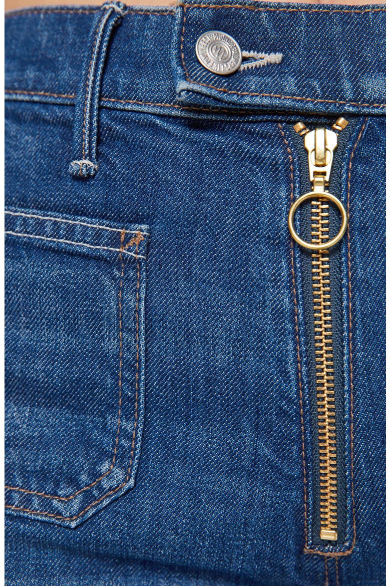 The Hustler Roller Patch Pocket Wide Leg Jeans, Alternate, color, MADE IN THE SHADE
