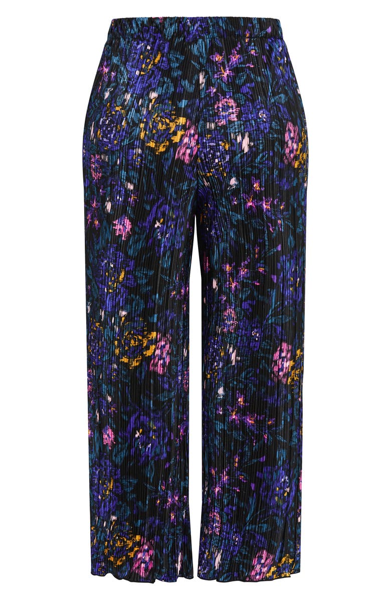 City Chic Kira Print Pants, Alternate, color, Floral