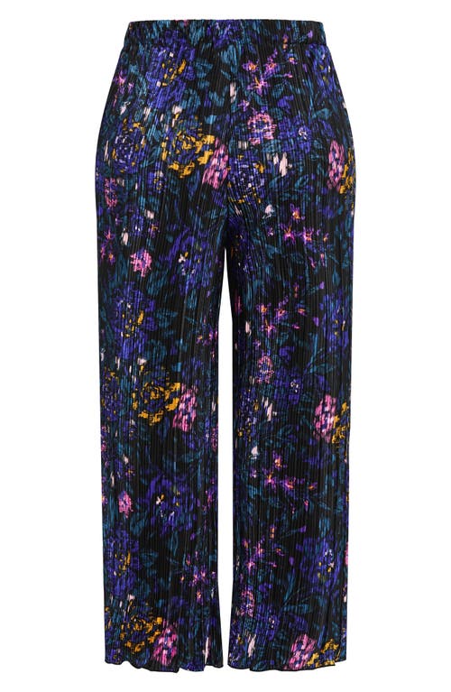 City Chic Kira Print Pants In Multi