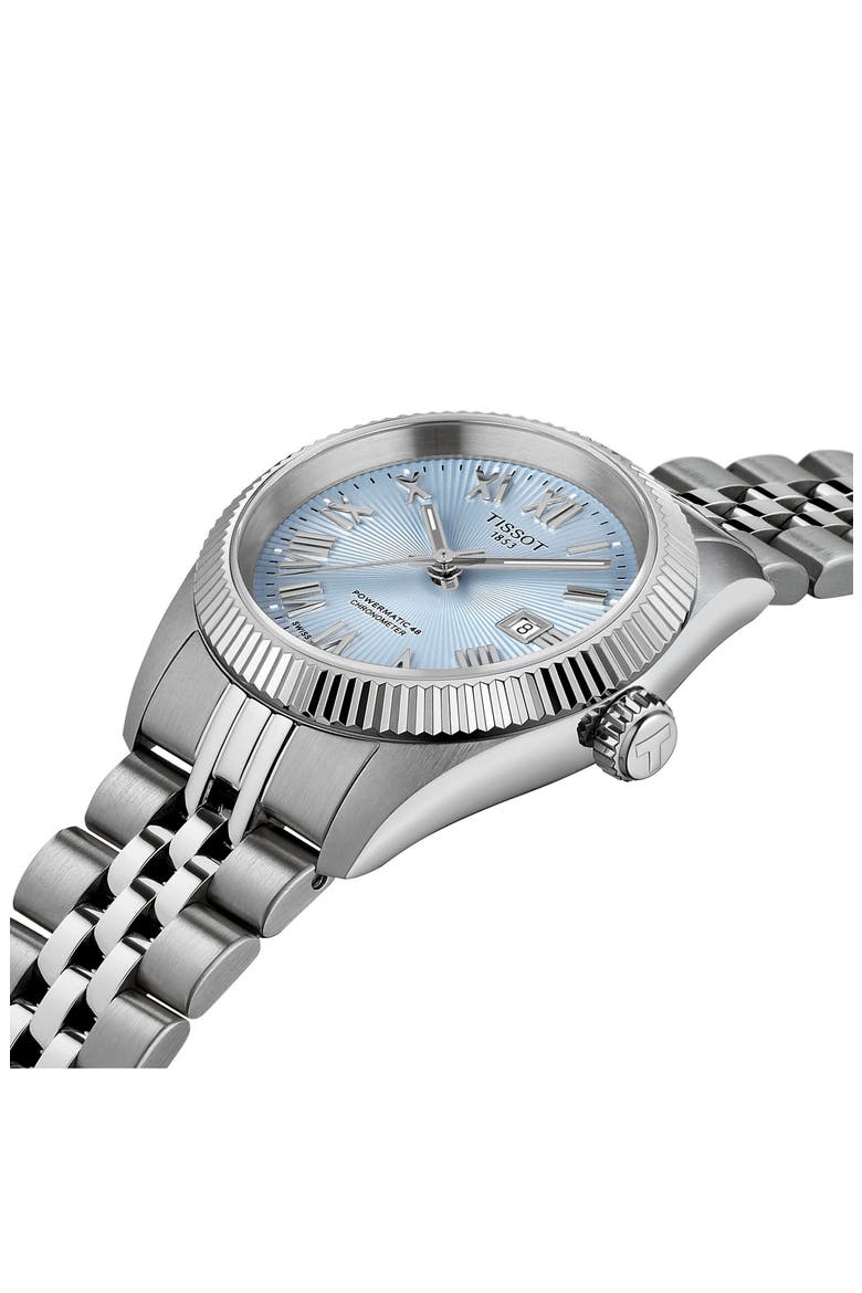 Ballade Powermatic 48 COSC Bracelet Watch, 30mm, Alternate, color, ICE BLUE