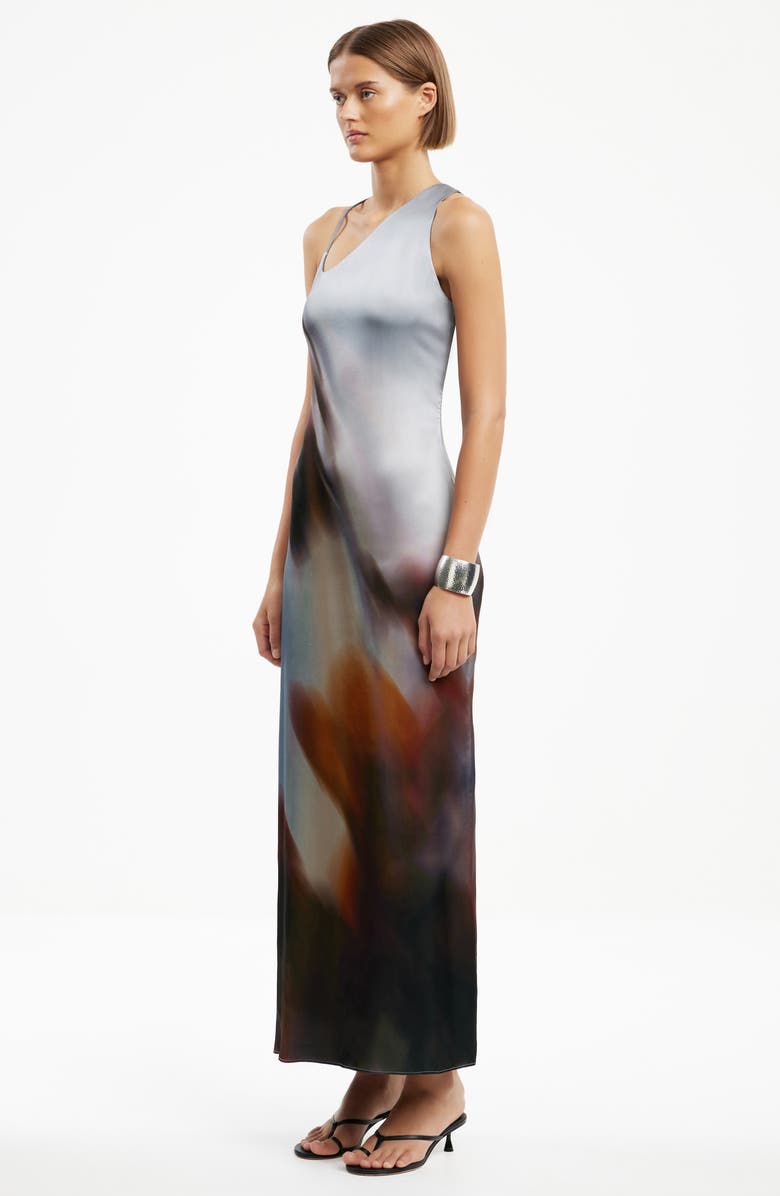 Significant Other Sora Stretch Satin Maxi Dress, Alternate, color, Lucid Bloom