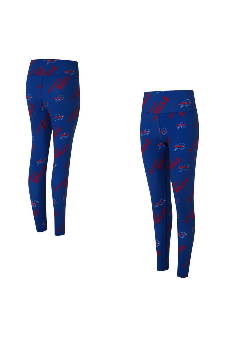 Women's Concepts Sport Royal Buffalo Bills Mosaic Allover Print Leggings, Main, color, Royal