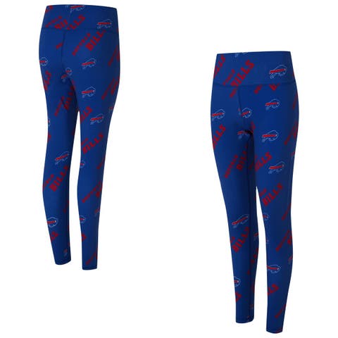 Women's Concepts Sport Royal Buffalo Bills Mosaic Allover Print Leggings