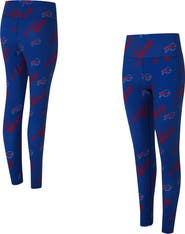 CONCEPTS SPORT Women's Concepts Sport Royal Buffalo Bills Mosaic Allover Print Leggings