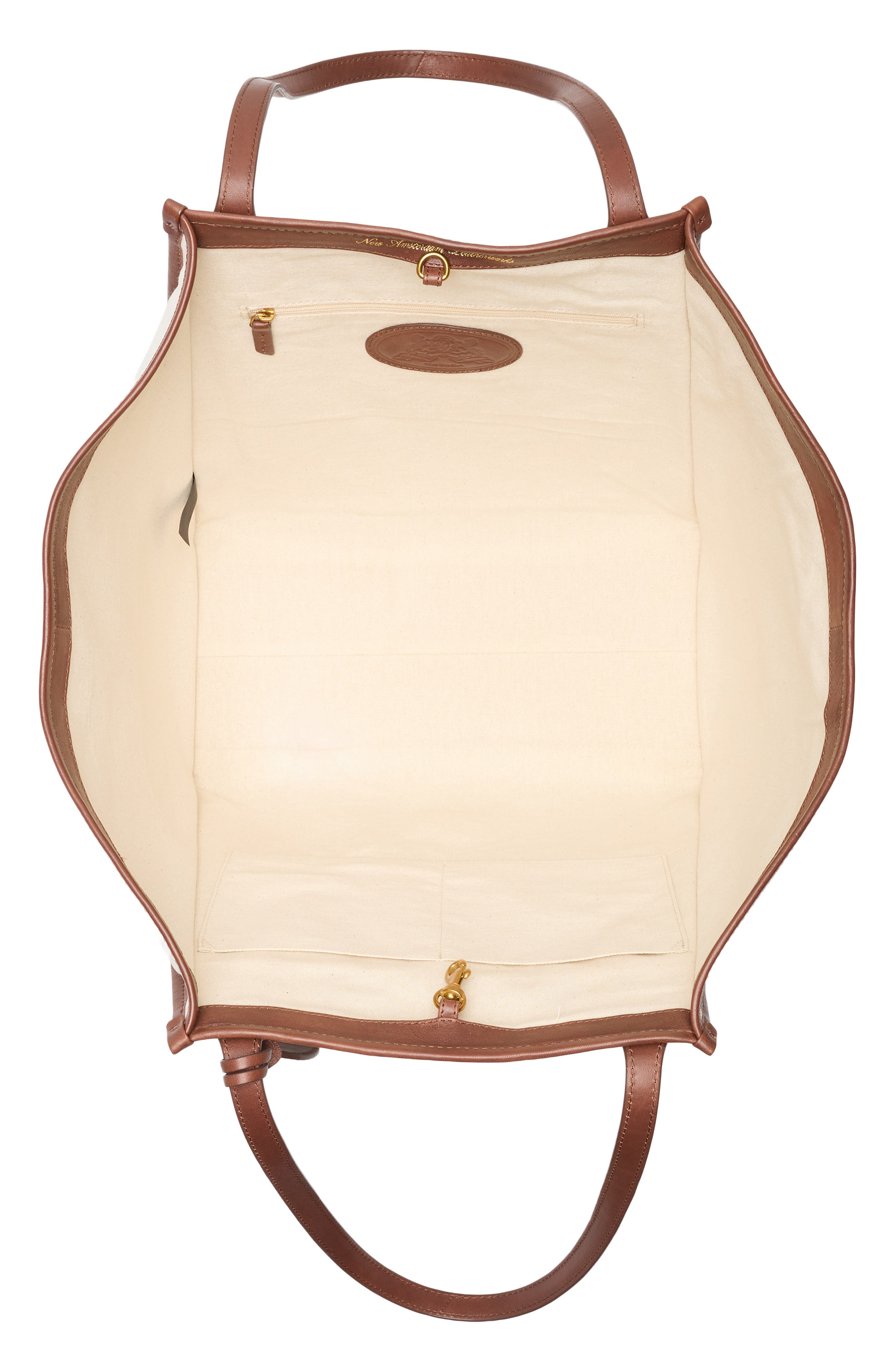 New Amsterdam Leatherworks Waverly Tote Bag, Alternate, color, Natural