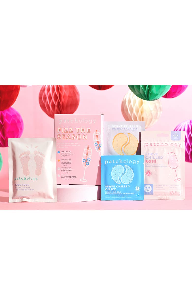 Patchology Fizz the Season Festive Self-Care Set $28 Value, Alternate, color, 