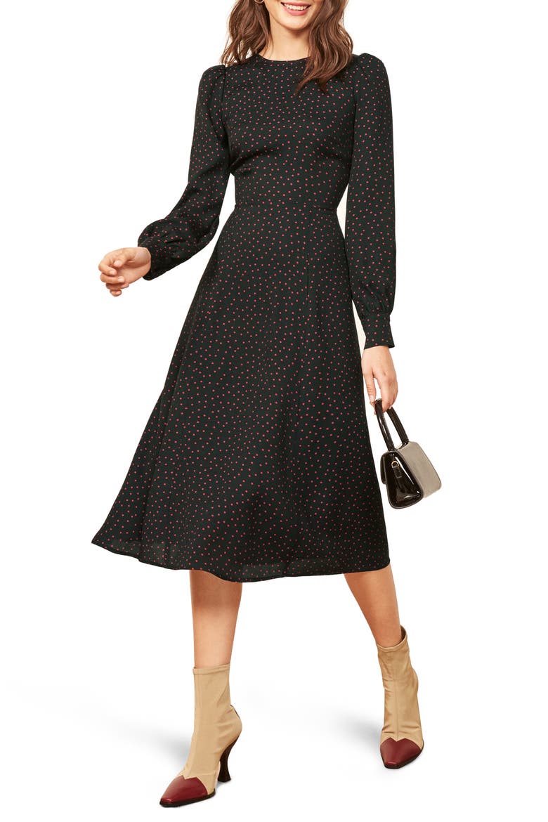 Josephine Midi Dress, Main, color, NATALIA