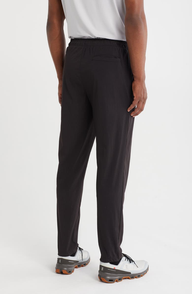 90 DEGREE BY REFLEX Stretch Nylon Joggers, Alternate, color, Black