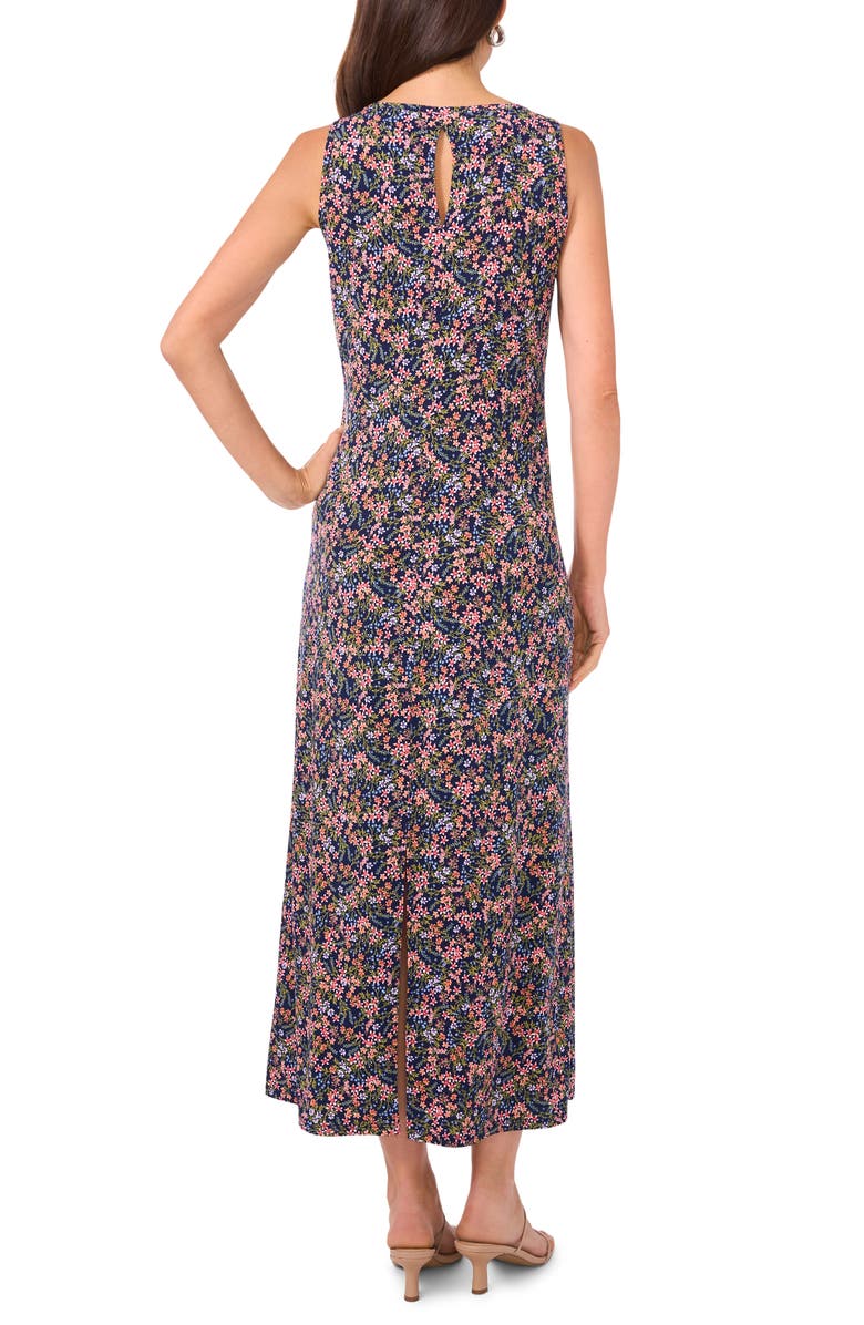 Vince Camuto Floral Maxi Dress, Alternate, color, Classic Navy